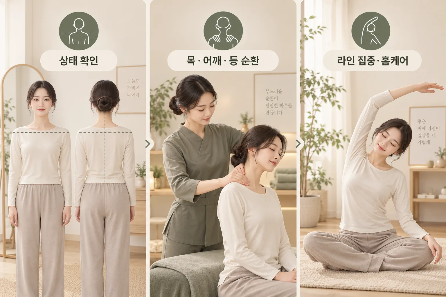 관리 진행 3분할